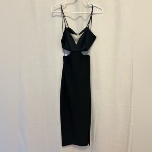 Abercrombie & Fitch Black Cut-Out Dress